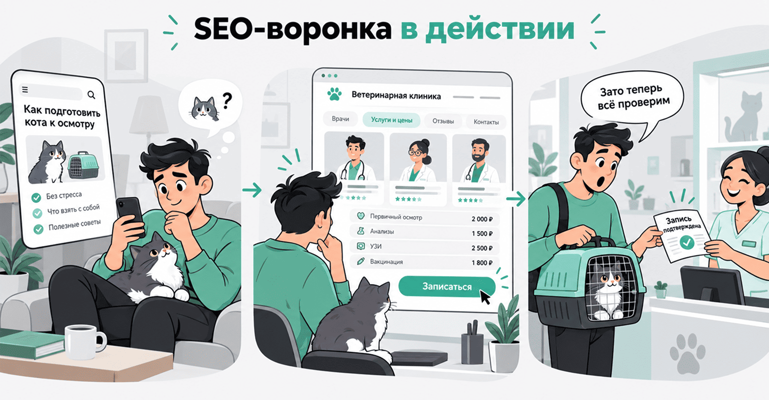 Как привлечь клиентов в ветеринарную клинику через SEO
